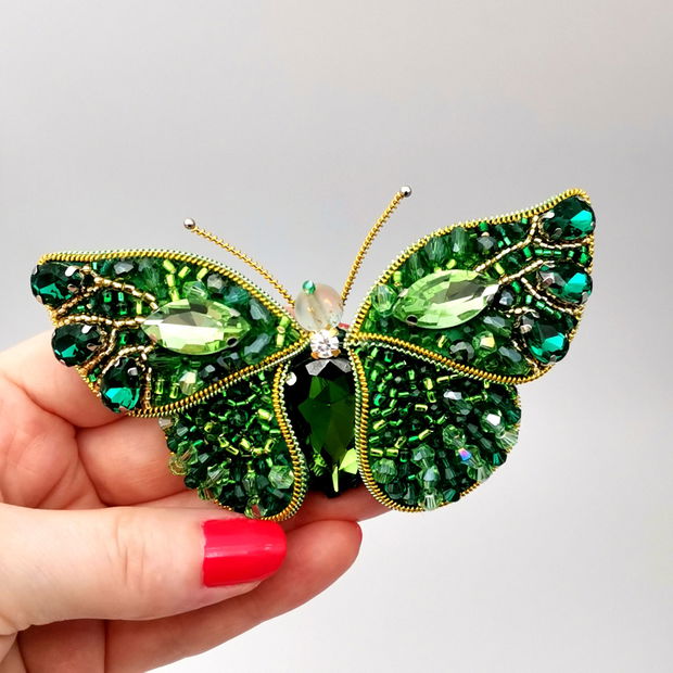 Rezervat Brosa 3D - Green Butterfly