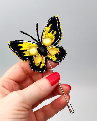 Brosa- Yellow Butterfly