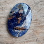 Cabochon sodalit, 36x24 mm