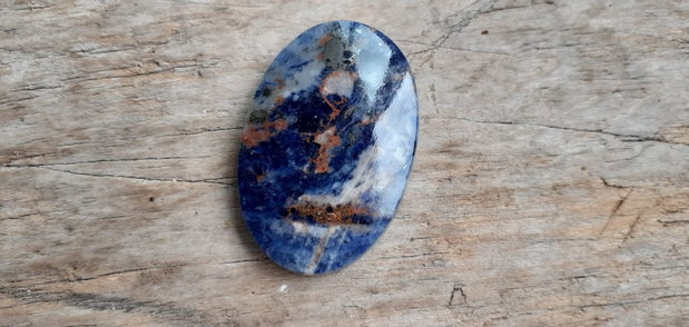 Cabochon sodalit, 36x24 mm