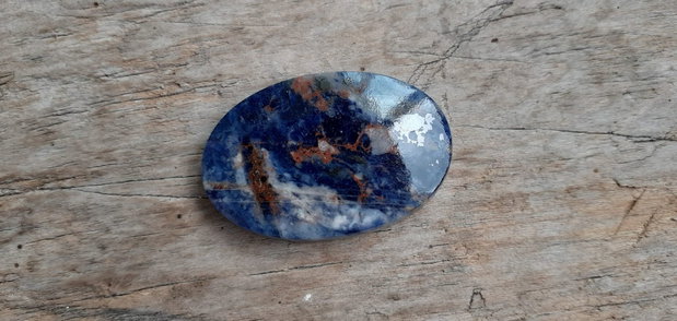 Cabochon sodalit, 36x24 mm