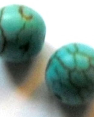 Margele turcoaz sintetic 8 mm