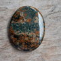Cabochon jasp ocean, 35x28 mm