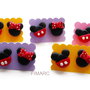Minnie si Mickey Mouse - cercei pe ureche