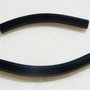 Tub arcuit negru din sticla (provenienta America - lucrat manual) aprox 41.5x5 mm
