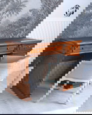 Birou pentru computer din lemn mahon