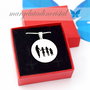 Lantisor/Colier Personalizat / Decupaj familie / Argint 925