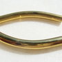 Tub arcuit auriu din sticla (provenienta America - lucrat manual) aprox 46-47