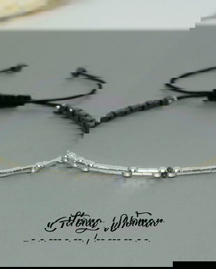 Bratara minimalista personalizata - Strong Woman - cod morse / Bratari personalizate