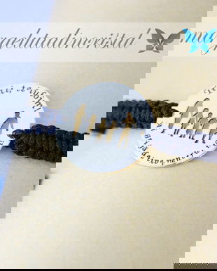 Bratara reglabila personalizata Te iubim tati / Ai grija de tine pentru noi / Argint 925