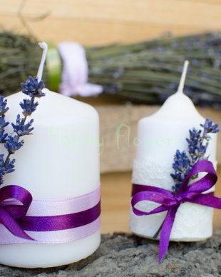 Lumanare cu Lavanda