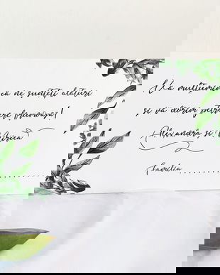 Plic de bani, cu frunze, nunta rustica, verde, nunta handmade, plic bani rustic, frunze