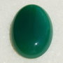 Cabochon agata verde inchis aprox 30x20x6.5 mm