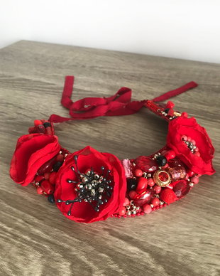 Colier statement "Flower Power"