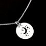 Brățară din argint 925 cu Lună și stele