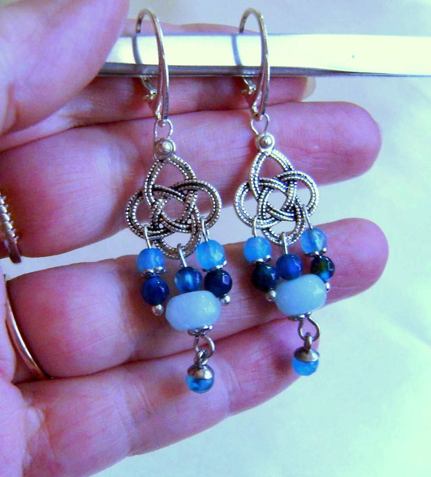 Colier generos cu pandantiv Ocean jasper mare, al II- lea , Recomandat la bronz !