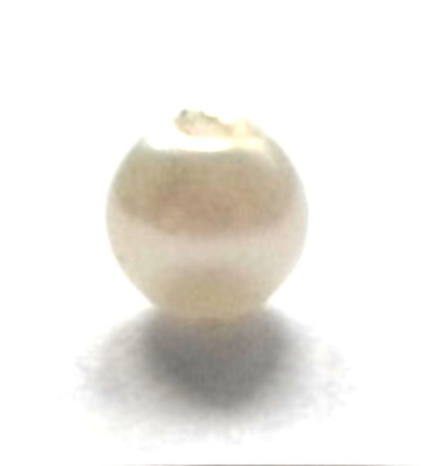 Margele plastic alb perlat 6 mm