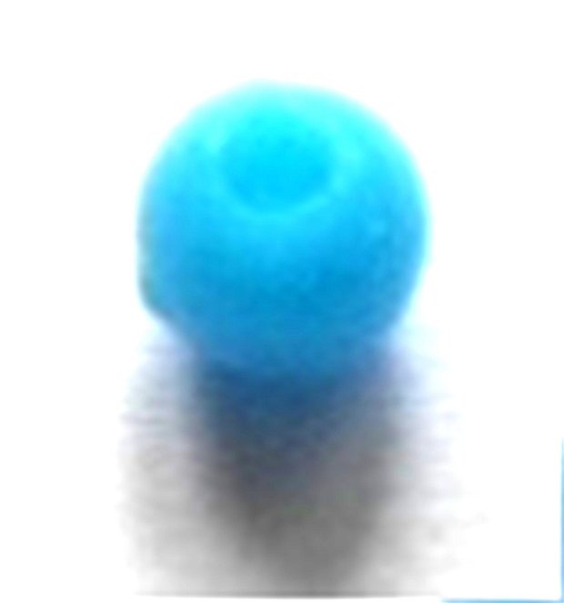 Margele plastic blue 4 mm
