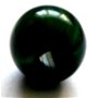 Margele plastic verde inchis 12 mm