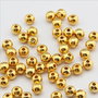 Margele aurite 3 mm