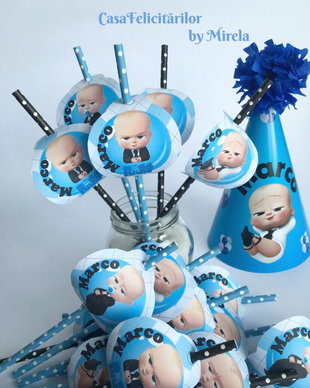 Set paie suc decorate Baby Boss