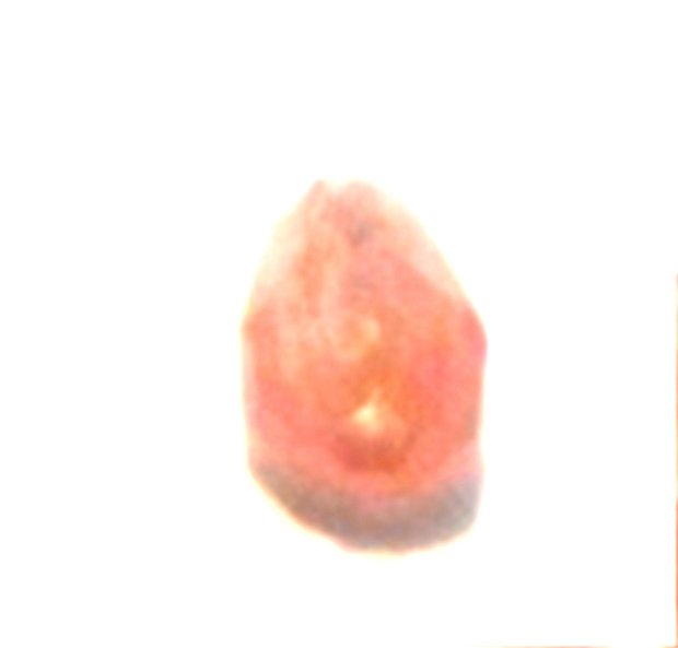 Margele plastic cristale lacrima roz deschis transparent