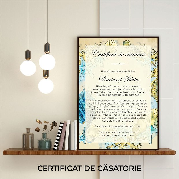 Certificat de căsătorie - OCEAN