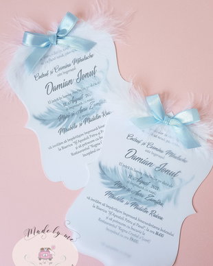Invitatie botez cu fulgi