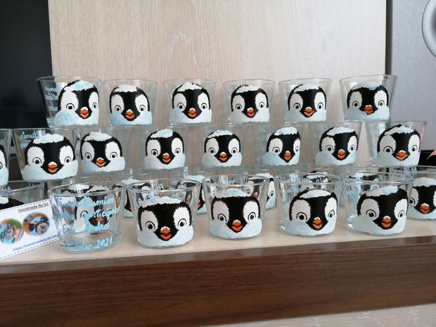 Pahare lumanari, pinguinul Happy Feet