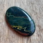 Cabochon ocean jasper, 44x27 mm