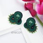 Cercei verzi, Cercei mici pe lob, Cercei soutache