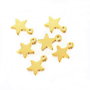 Charm stea otel inoxidabil auriu 10x8,5x1mm  INOX-T 014