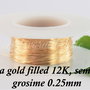 Sarma gold filled 12K, 0.25mm (0.5)