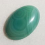 Cabochon 2 agata dungata verde deschis aprox 30.3x20x7 mm
