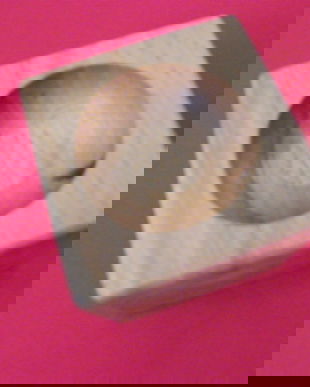 Cub lemn suport lumanare