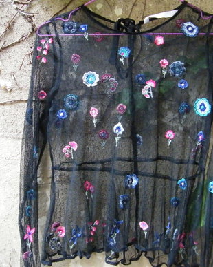 Bluza cu broderii Zara -S