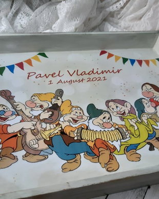 Set/ Tavita pentru taierea motului - tematica piticii din poveste