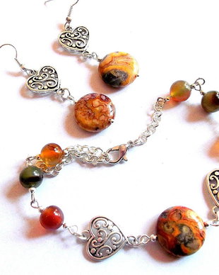 set jasper si agate 39471