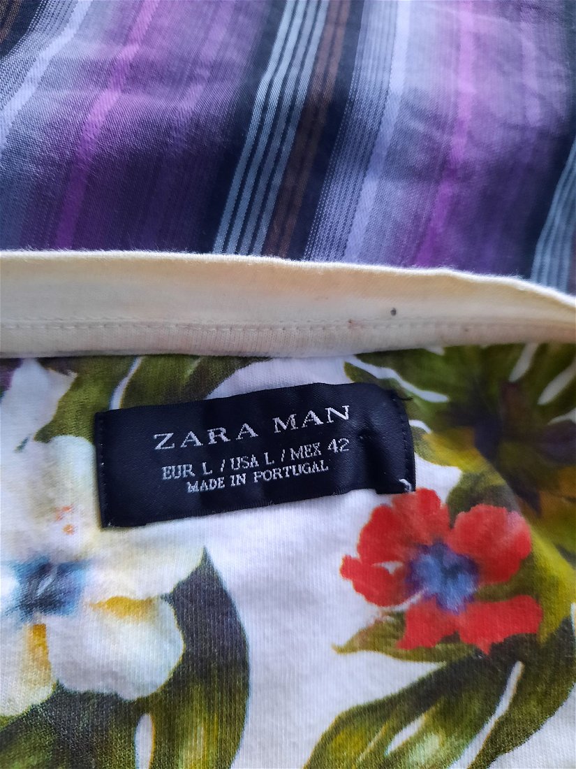 Tricou cu print Zara Man