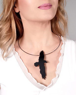 REZERVAT Colier - Black Bird