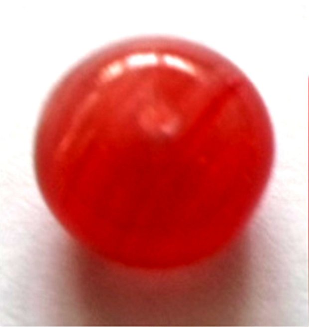 Margele sticla rondele rosu deschis 9 mm