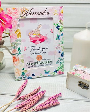 Rama foto personalizata + cutiuta suvita