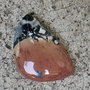 Cabochon jasp maligano, 33x20 mm