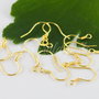 Tortite argint 925, placate cu aur 18K (1per)