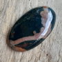 Cabochon jasp ocean, 37x22 mm
