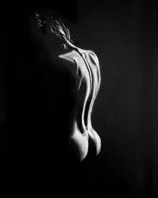 Tablou portret "Light in the Dark"