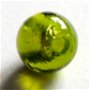 Margele sticla de lampa verde deschis 11 mm