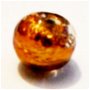Margele sticla de lampa auriu inchis 9,5 x 10 mm