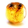 Margele sticla de lampa auriu 7 mm