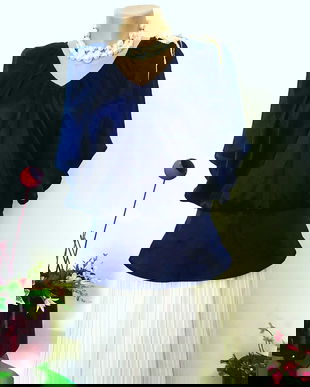 Bluza din saten, de vara/seara